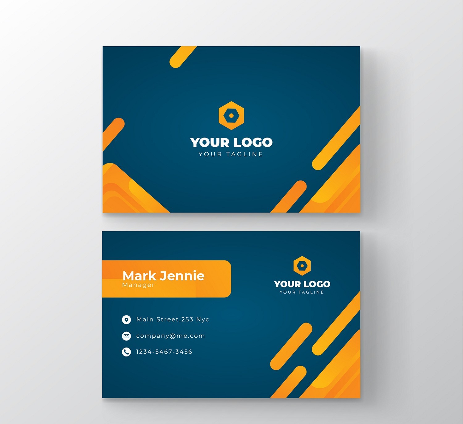 Modern & Bold: Custom Business Card - Digital Print