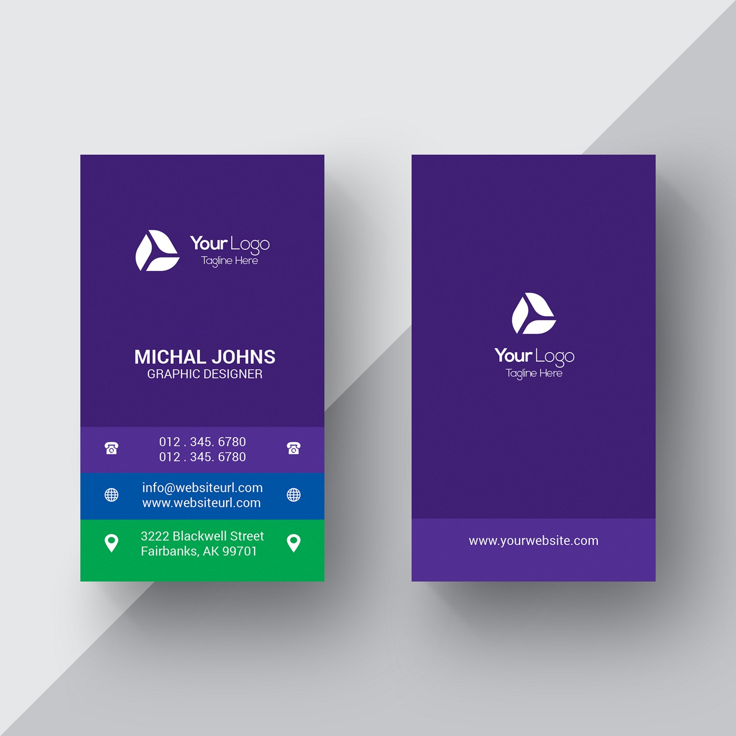 Modern & Minimalist Digital Business Card - Instant Download