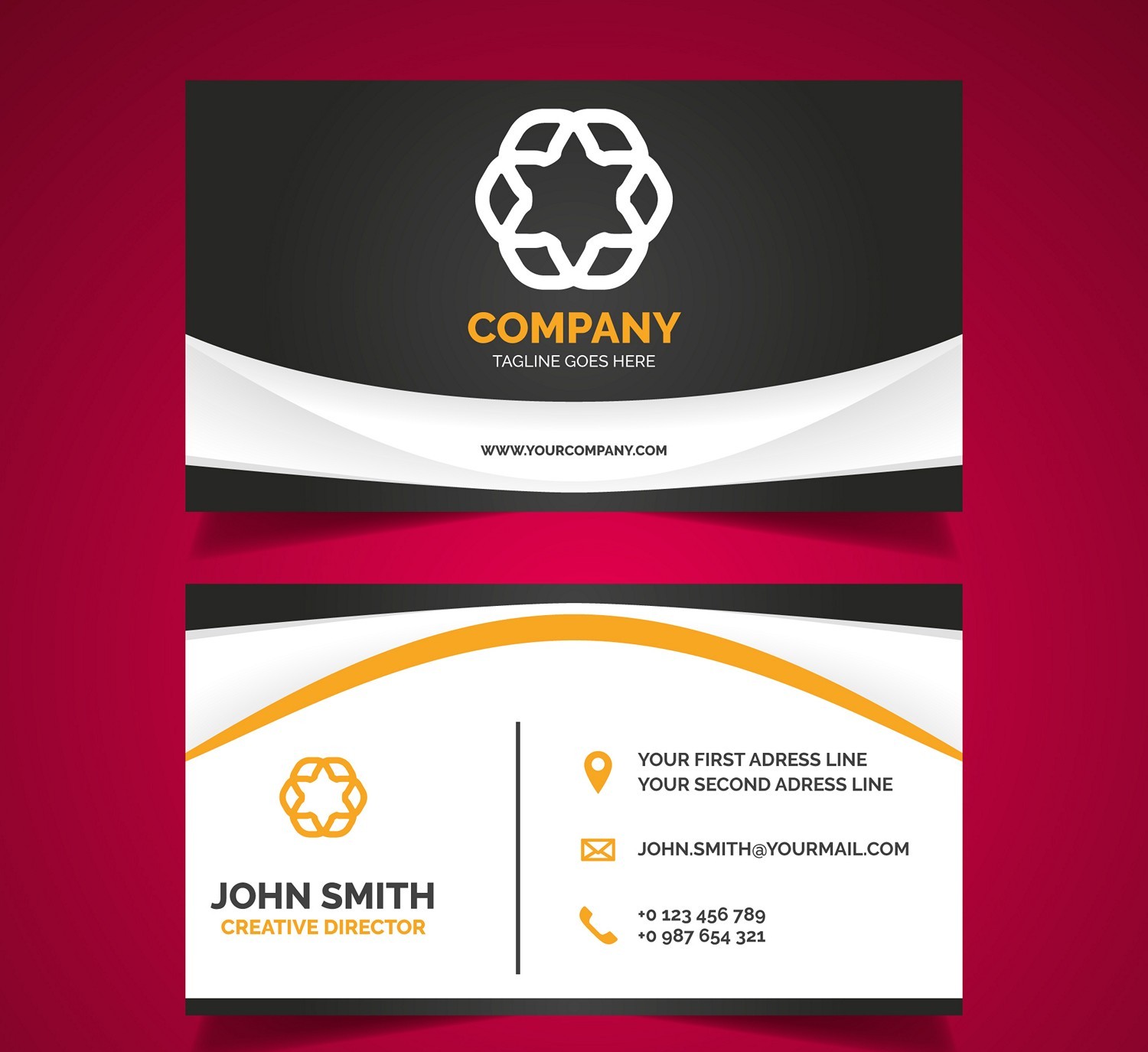 Modern & Minimalist Business Card - Instant Digital Download