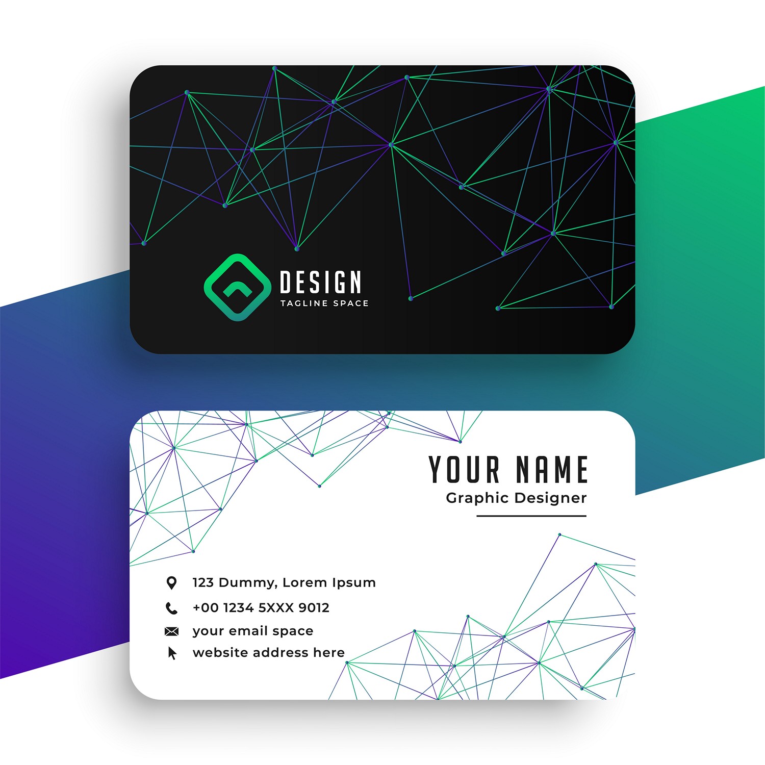 Connective Business Card: Custom Digital Printing