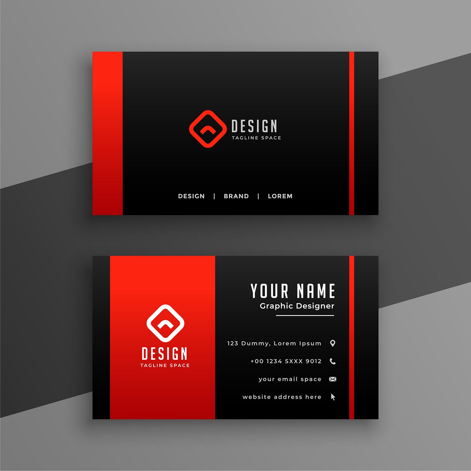 Redline Business Card: Premium Digital Print