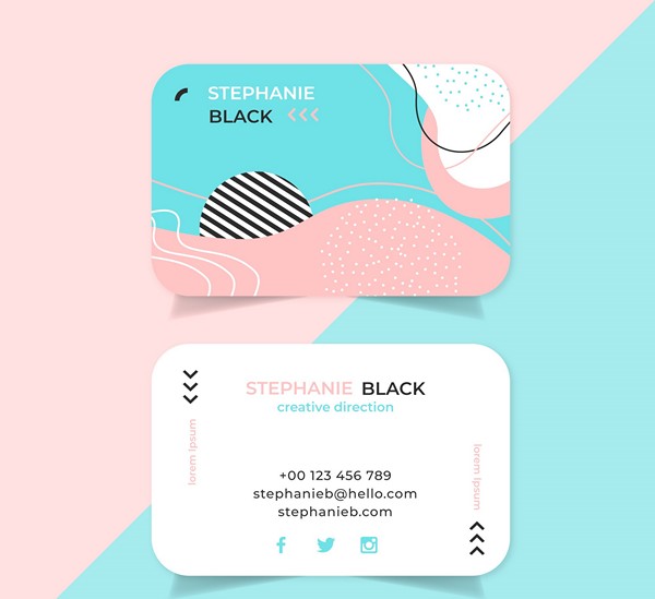 Custom Shape Business Card